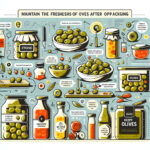 Sztuczki na utrzymanie świeżości oliwek po otwarciu opakowania.