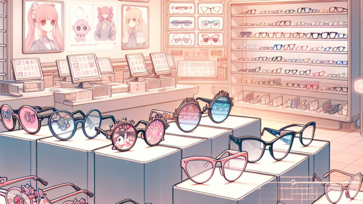 okulary anime