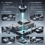 Wie kann die Laserentfernung von Lackschichten in der Bauindustrie zur Entfernung von Betonresten eingesetzt werden?