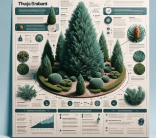 1. Właściwości i zastosowanie thuji Brabant w ogrodzie.