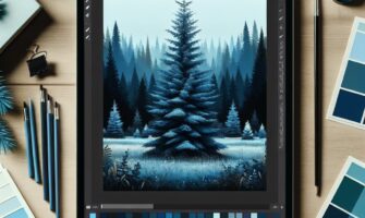 Blau Fichte